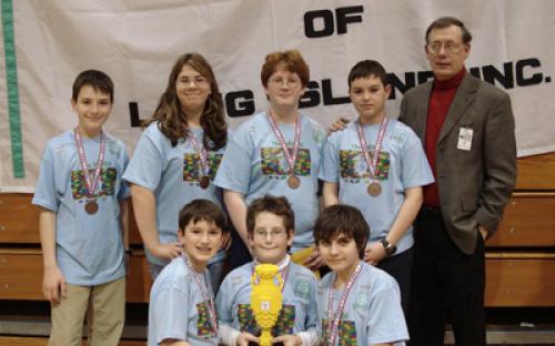 The winner of the Champion's Award was Team 17, The NERDS, from Windham, NH.